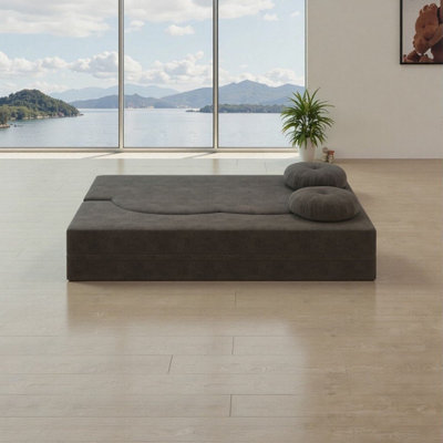 Canapé-lit compressible - Matelas pliant pleine grandeur multifonctionnel 14,2 po