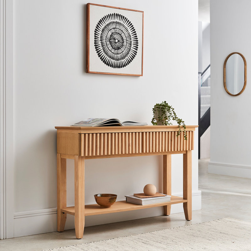 110cm Solid Wood Console Table