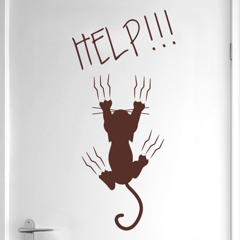 Animals Wall Decal, Brown