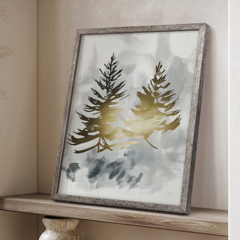 Reproduction encadrée - bois massif XMA3005424, H 21 po x l 17 po