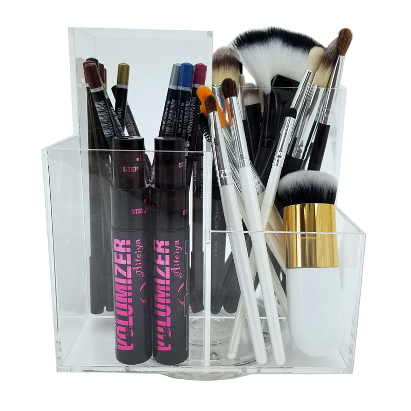 Plateau de rangement en maquillage/cosmétiques rotatif Munich