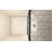 60 X 72 Inch Tempered Glass Sliding Shower Door With Explosion Proof Film, Aluminum Frame And Stainless Steel Handle