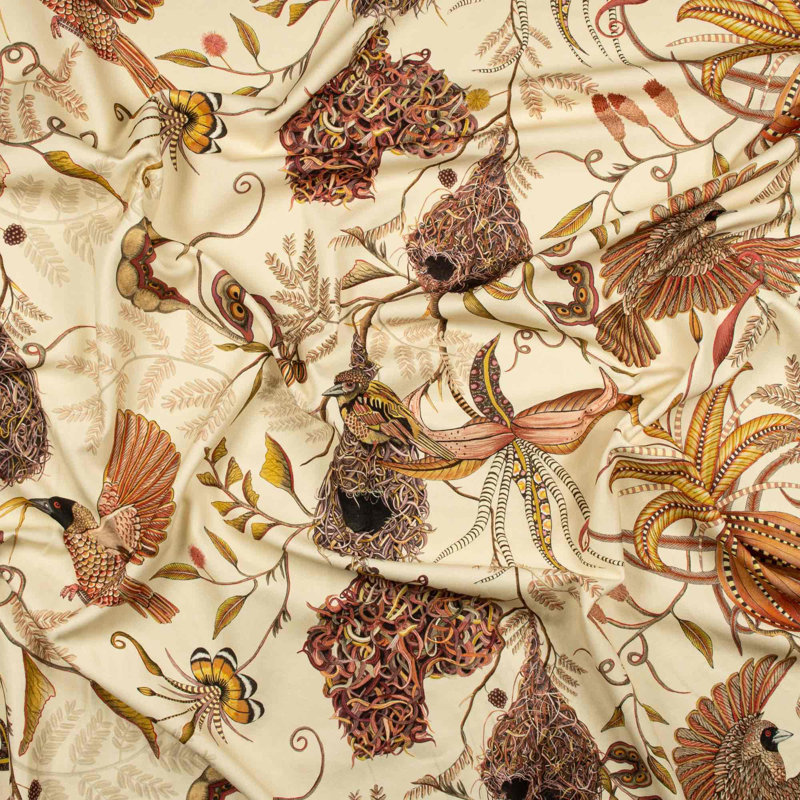 Ardmore Linen Fabric, Plum