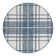Tereon Plaid Machine Made Power Loom Polypropylene Plastic Indoor/Outdoor Area Rug in Blue/White