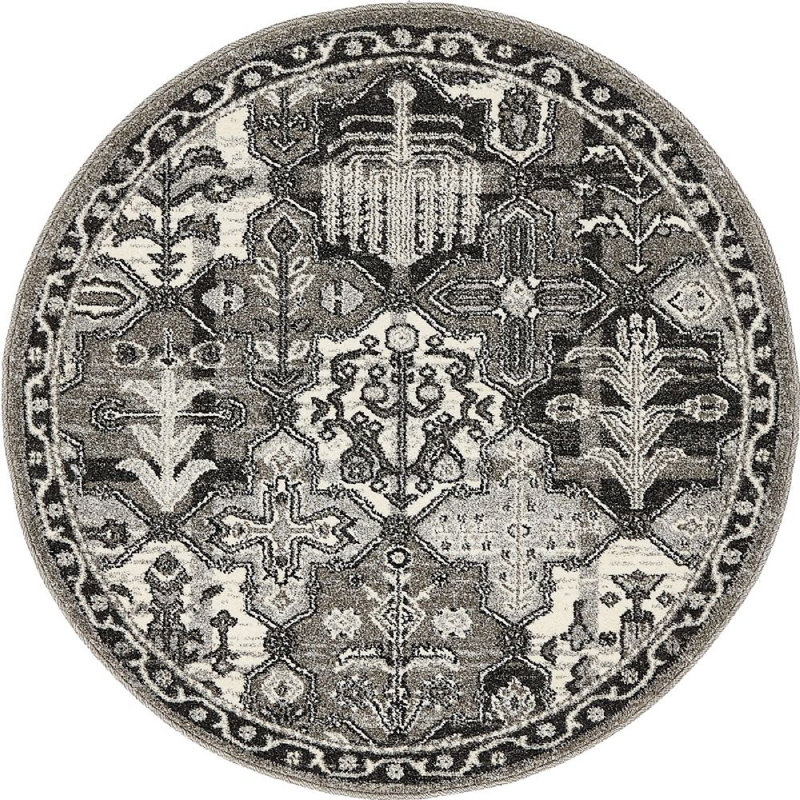 Soledad Oriental Indoor Rug, Round 8'
