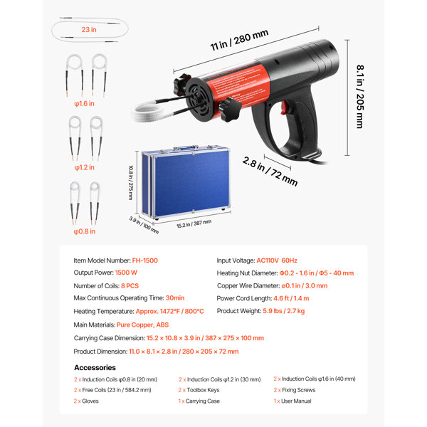 Dimensions du produit