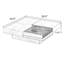Table basse carrée en noyer manufacturé-173867113