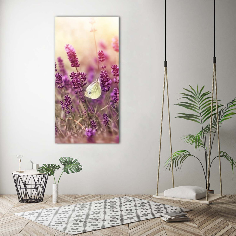 Lavender Flowers - Wrapped Canvas Print