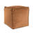 Qiviut Brown Square Pouf-283849751