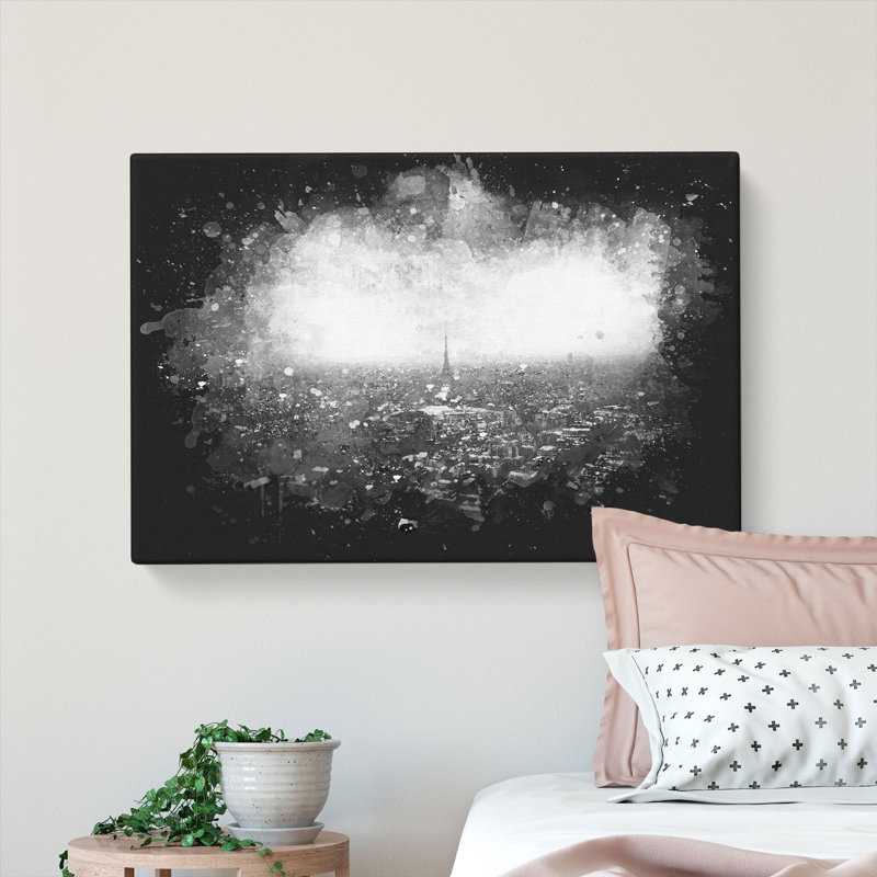 Paris Skyline - Wrapped Canvas, 50cm H x 76cm W x 3cm D