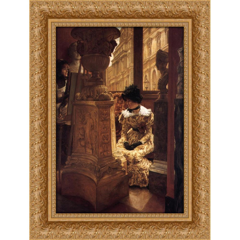 En el Louvre (L'Esthétique) (de 1883 à 1885), H 18 po x l 14 po x P 1,5 po