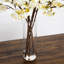 32 po Arrangement de fleurs de cerisier artificielles dans un vase en verre cylindrique-121769135