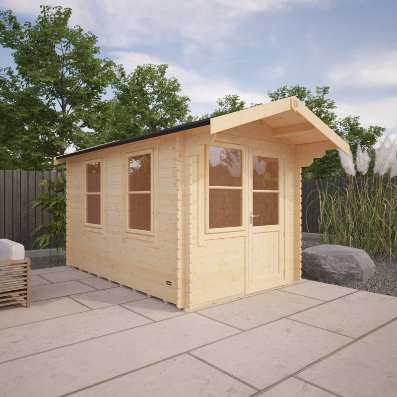 12x8w Caspian | 28mm Log Cabin
