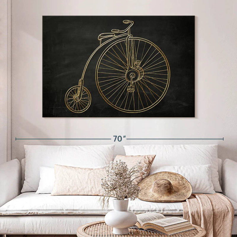 Illustration d'un vélo Mehar Penny, H 34 po x l 51 po