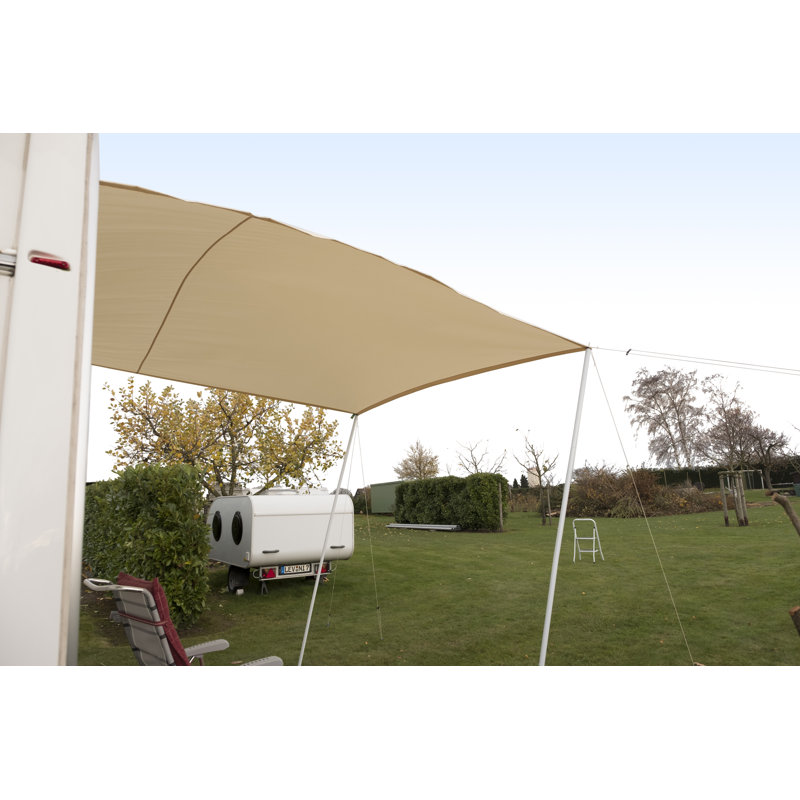 Newfields 2.5m x 2.4m Rectangular Shade Sail, Cream