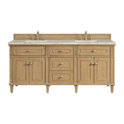 Lorelai 72" Double Vanity W/FreePower Wireless Charger