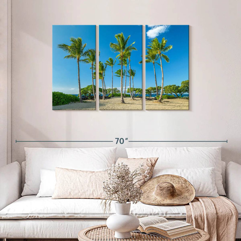 Gillard Kukio Beach Palms, 28" H x 45" W