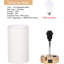 Lampe de table Avala USB