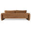 Dominika - Modern Brown Velvet Sofa