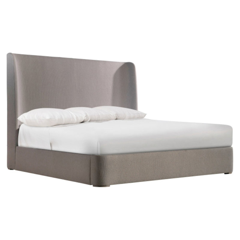 Puro Upholstered Wingback Bed