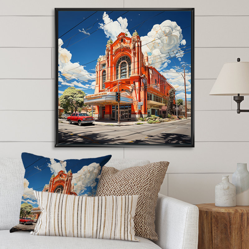 A Grand Old Theatres Dramatic Contrast III - Theatres Wall Art Prints, H 30 po x l 30 po x P 1 po, Cadre flottant noir