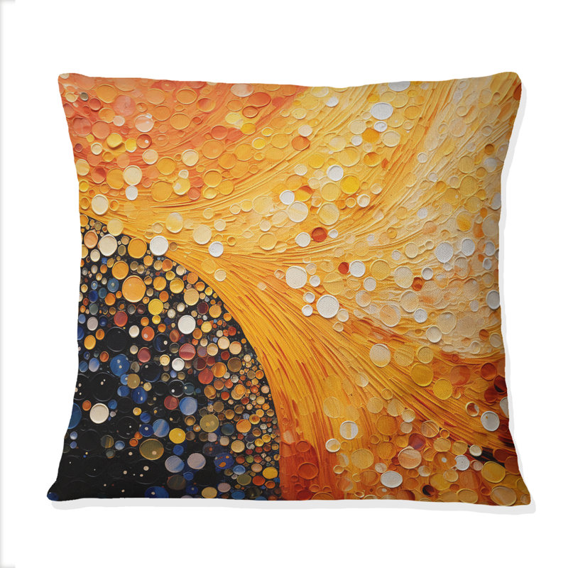 Coussin Fiery Fusion IV - Abstract Collages