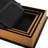 Cole And Grey Faux Leather Faux Book Storage Floral Decorative Box With Gold Accents