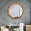 Huldar Glass Flat Wall Mirror