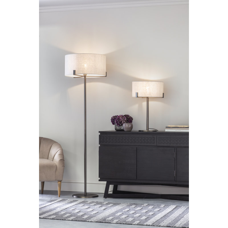 Abercrombie 172.5cm Bronzed Traditional Floor Lamp