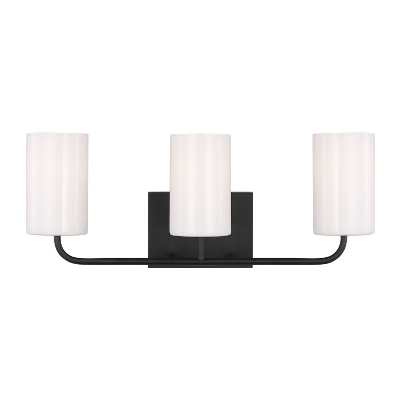 Malese Vincente 3 - Light Vanity Light, Midnight Black, No