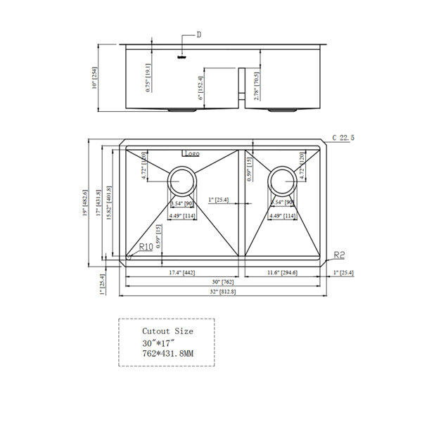 Dimensions du produit