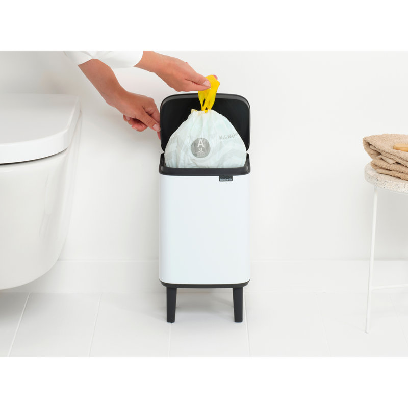 Brabantia 4 Litre Bo Waste Bin Hi, White