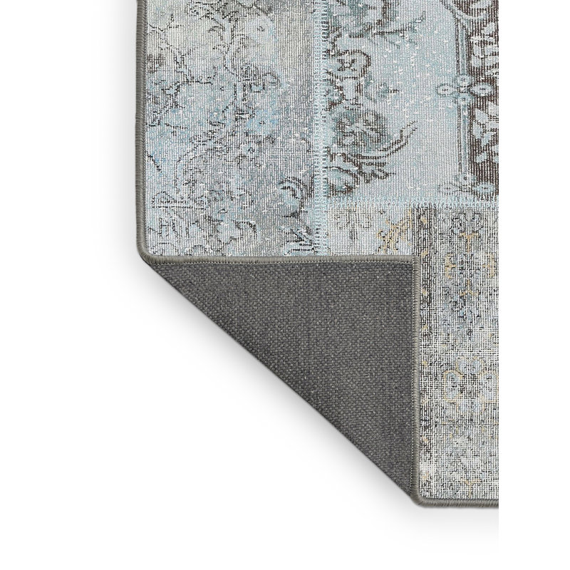 Tapis abstrait gris, Rectangle 5 pi x 7 pi