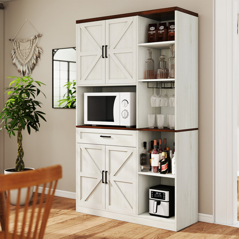 Buffet 71 po avec armoire et tiroir Farmhouse Kitchen 71 po