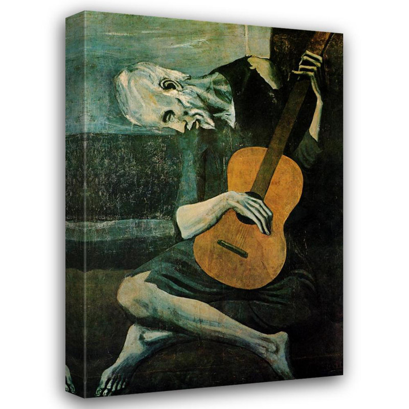 Old Guitarist, 48" H x 32" W