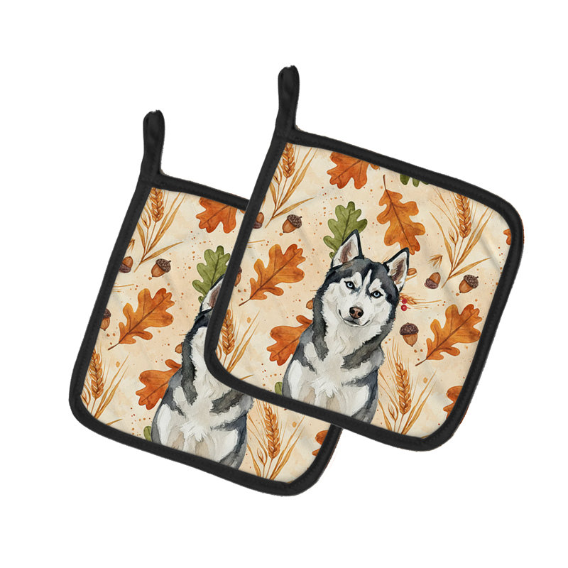 Paire de supports à casseroles Husky sibérien