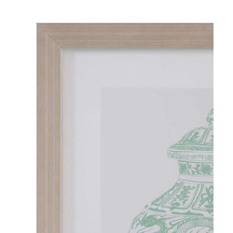 Mint Vases II Framed Print