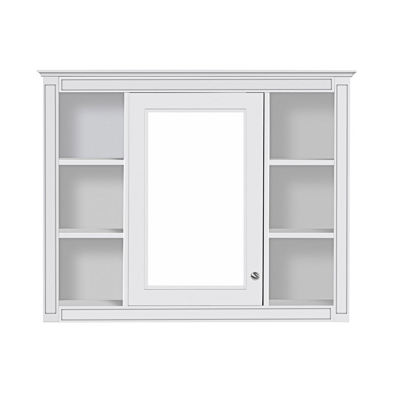 Armoire à pharmacie murale avec miroir, Blanc