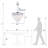 6-Light 20" 4-Tier Chrome Crystal Chandelier with Adjustable Chain