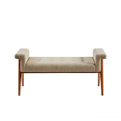 Nimit Polyester Upholstered Bench -  Corrigan StudioÂ®, 2ACAA07DAA6C4623B616DAFE4CA3C257