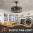20 inch Caged Ceiling Fan with Lights