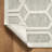 Aftin Geometric Hi-Low Gray Performance Indoor/Outdoor Area Rug-432447339