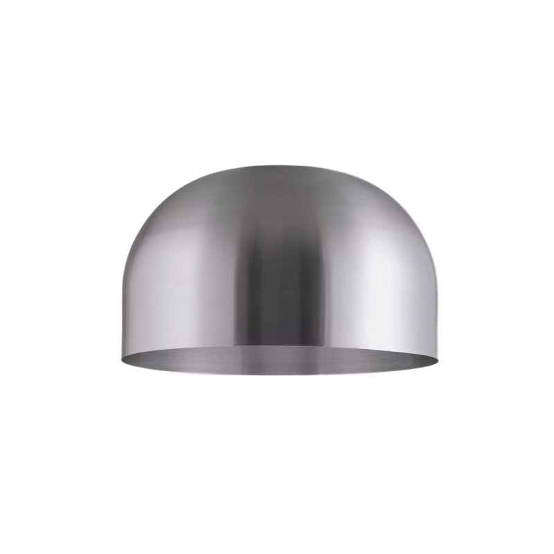 Dome Pendant Shade, Steel, 8.07" H x 13.39" W x 13.39" D