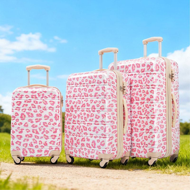 Valise à roulettes Hardshell 3 pièces avec valise TSA