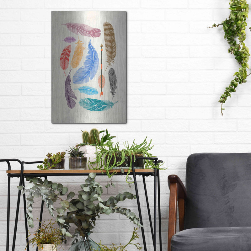 "Collection Feather" par Rachel Caldwell, H 16 po x l 12 po