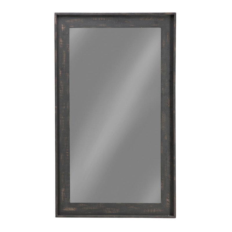 47 x 83 Inch Wood Frame Floor Mirror Brown
