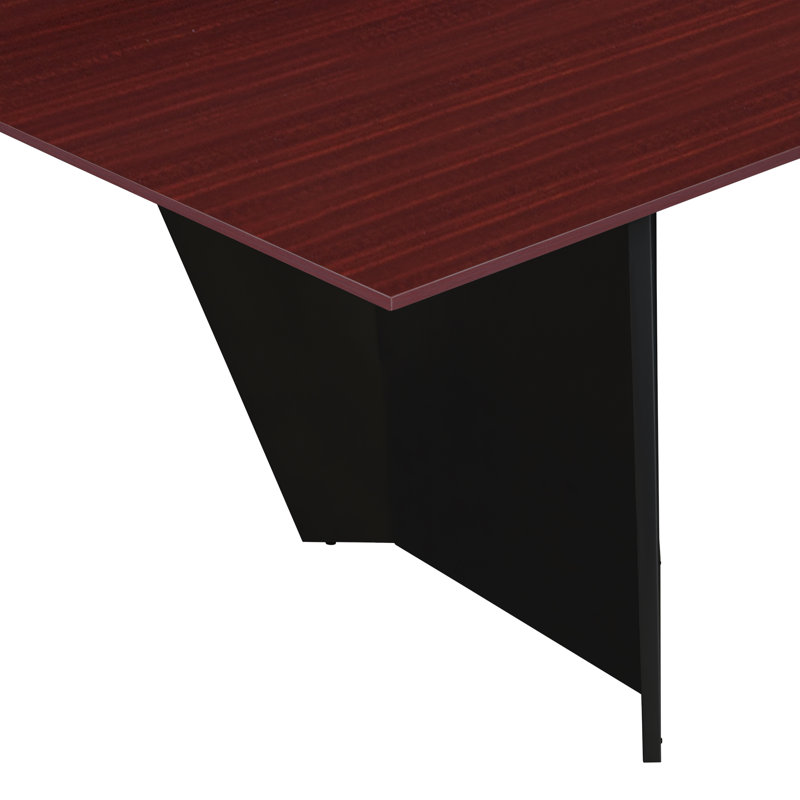 Table de conférence Array avec œillets de puissance, H 29 po x L 120 po x l 48 po, Acajou / Noir
