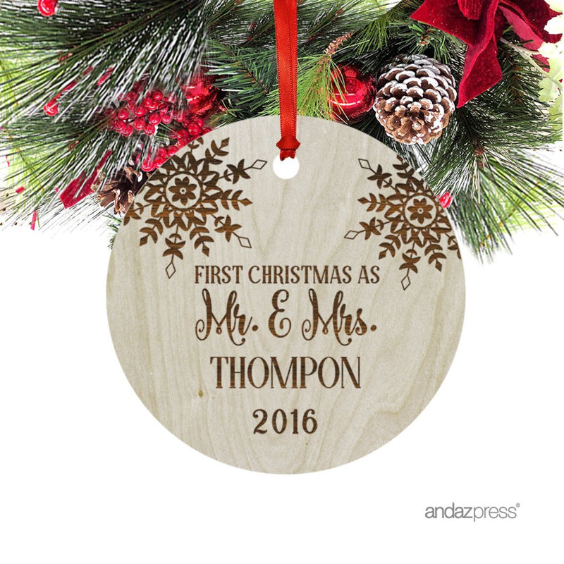 Wood Holiday Shaped Ornament, Yes