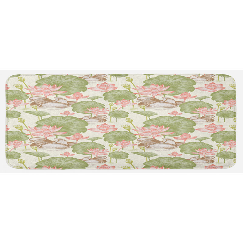 Tapis de cuisine en caoutchouc canard