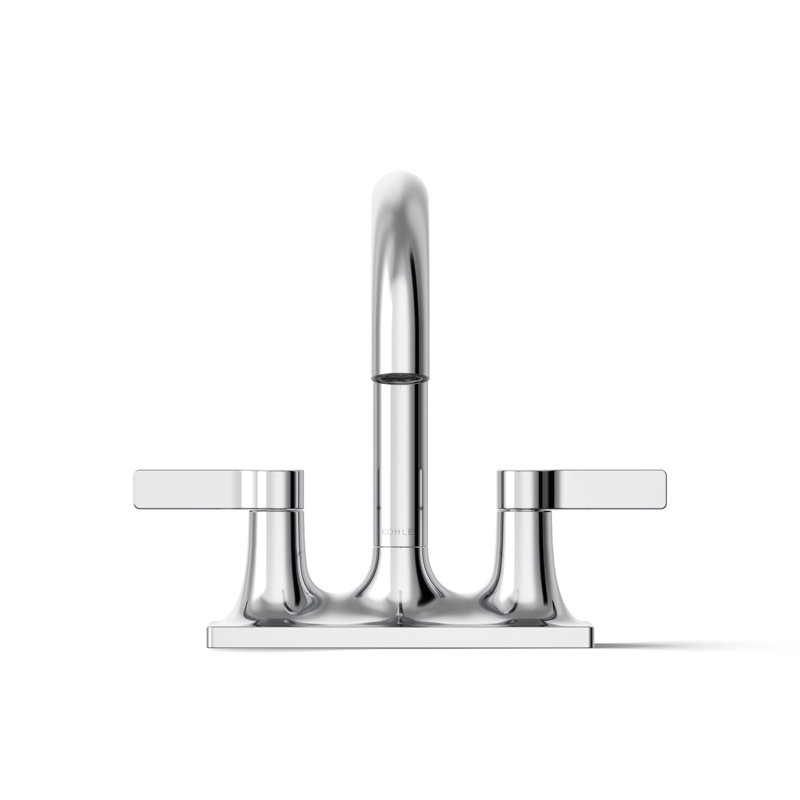 Venza Centerset Bathroom Sink Faucet 1.2 GPM, Polished Chrome